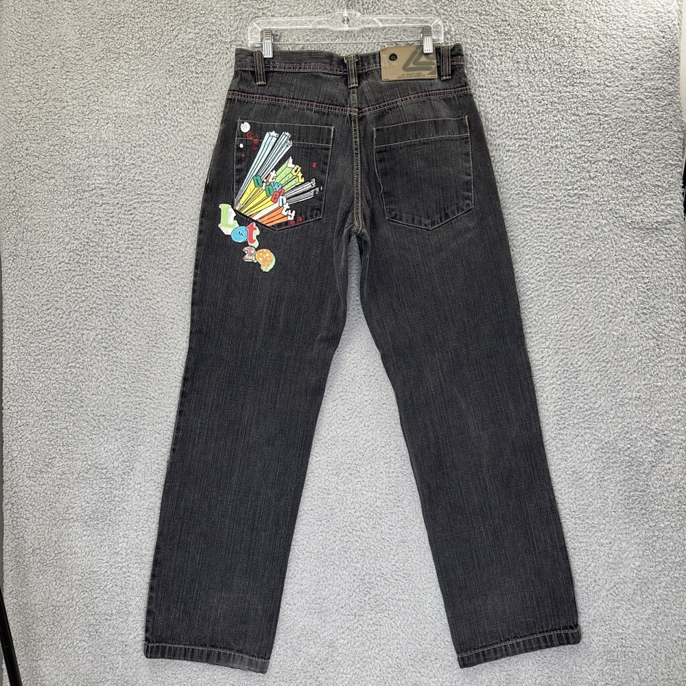 Vintage Y2K Lot 29 Jeans Baggy Straight Leg Streetwear Grunge Skater Men 34 x 32